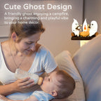 Ghost fire with flickering night light ️‍