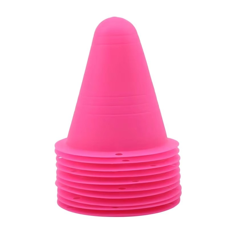 10-Pack Training Cones for Skating, Soccer, Football, and Sports Drills
