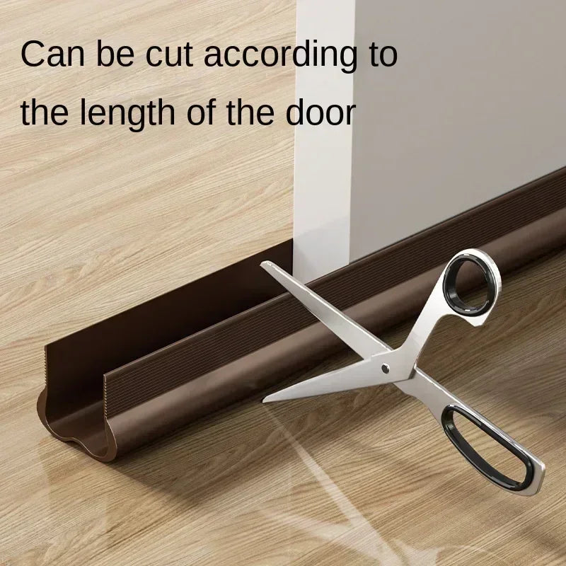 Door seal flexible | Draught excluder & sound insulation | PVC | Water & windproof