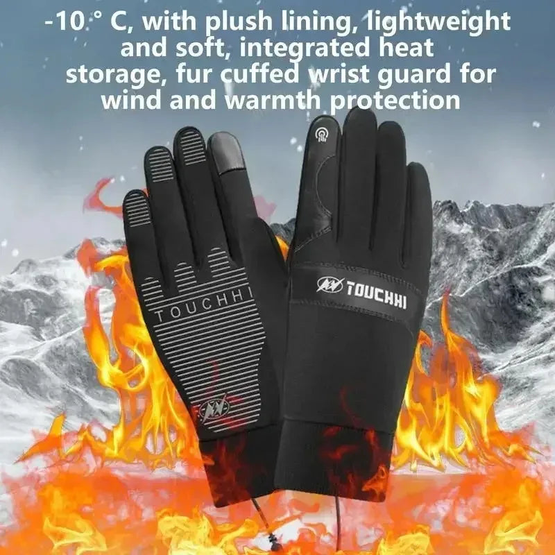 ThermaGlide USB Heated Gloves | Waterproof & Touchscreen Compatible | Winter Hand Warmers for Skiing, Motorcycle & Outdoor