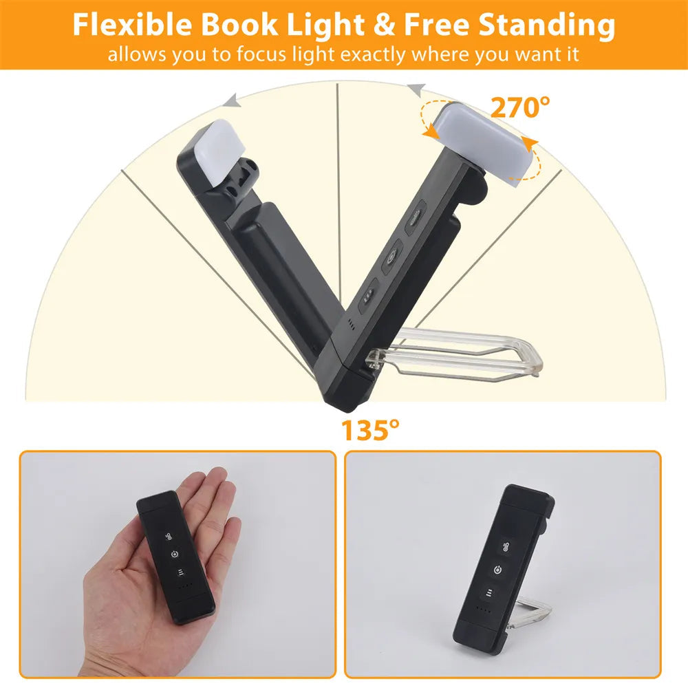 Clip-on Bookmark Light with Timer