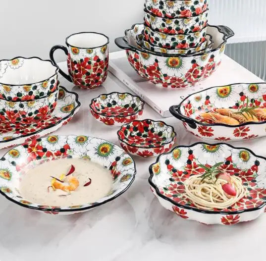 Summer ceramic bowls