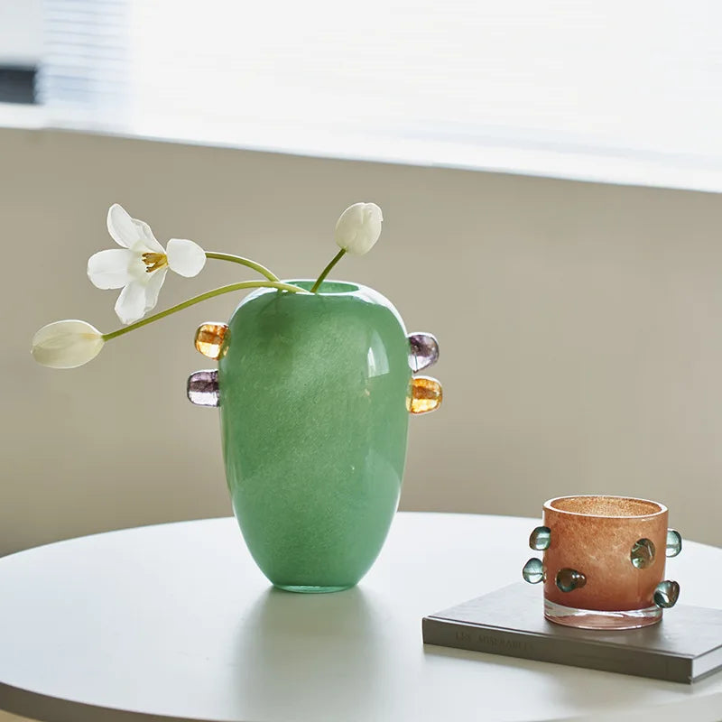 Polka Globe Glass Vase Collection