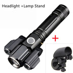 Three Head Rechargeable Rotatable Flashlight