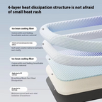 Ice Silk Cooling Pet Bed for Dogs & Cats – Summer Comfort Nest