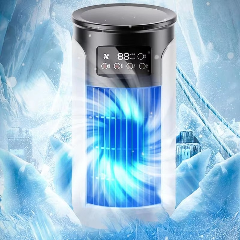 Portable Air Conditioners Fan Evaporative Cooler USB Quiet Timer Room Cooling Small 10 oz Water Tank Personal Cooler Adjustable