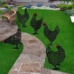Luxury chickens that will bring humor and elegance to the garden!