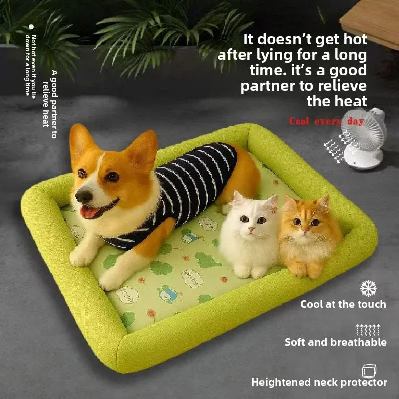 Kühlmatte Pawlino ChillPad | Summer Mat for Dogs & Cats | Breathable & Fluffy | For Small to Large Pets