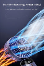 Rechargeable Handheld Mini Fan | 5-Speed, 90-Degree Adjustable & Quiet for Office, Home & Outdoor Use