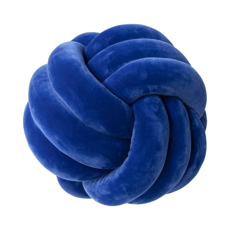 Plush Knot Cushion (Velvet)