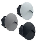Modern waterproof IP65 LED recessed wall lamp for outdoor lighting - 3W embedded step & staircase balcony portal light