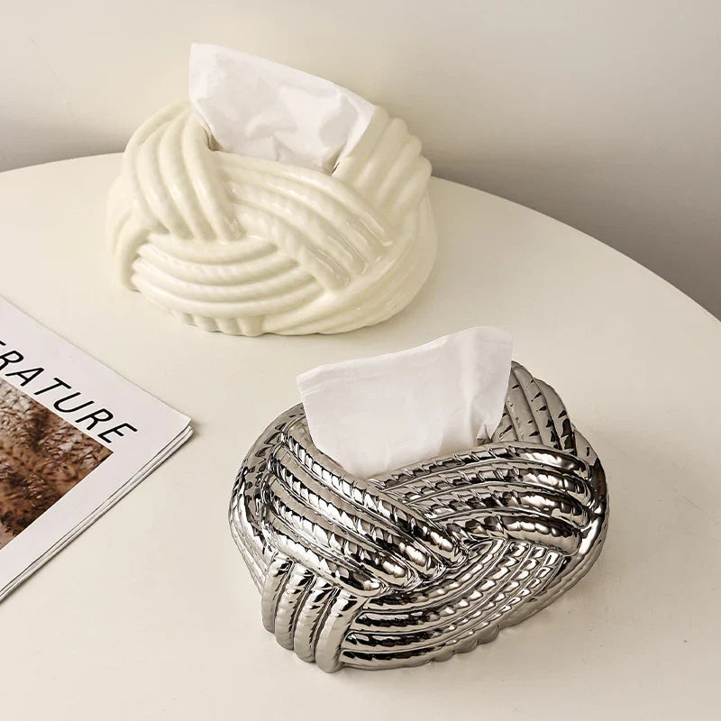 Ceramic Knot Tissue Holder