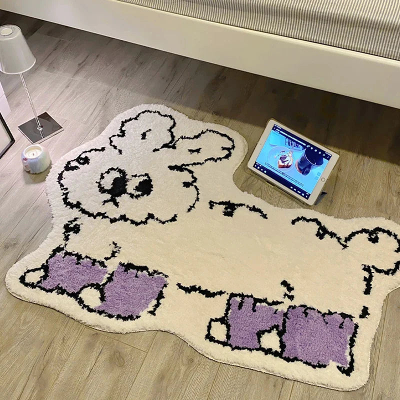 Angry Rabbit Rug