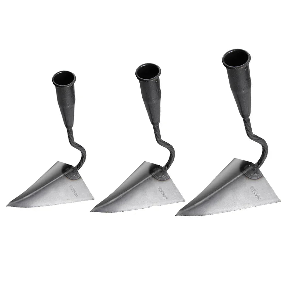 RootRaptor Triangle Hoe | Forged Manganese Steel | Sharp & Ergonomic | For Weeding & Seed Furrows