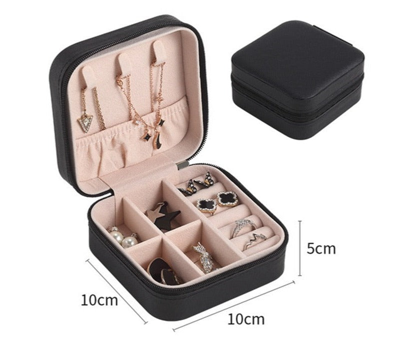 Luxury Portable Jewelry Box Organizer
