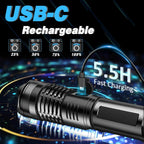 Powerful Rechargeable Emergency Flashlight – High Luminous Output