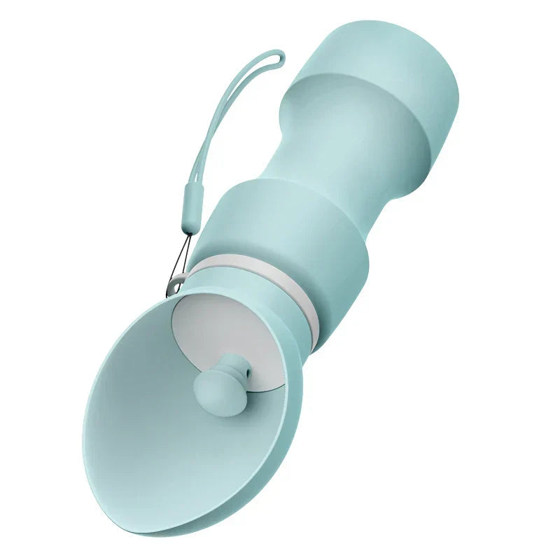 PuraPaws Folding Pet Water Bottle | Food Safe & Leak Proof | On The Go | 520 ml