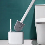 FlexiClean Silicone Toilet Brush Set