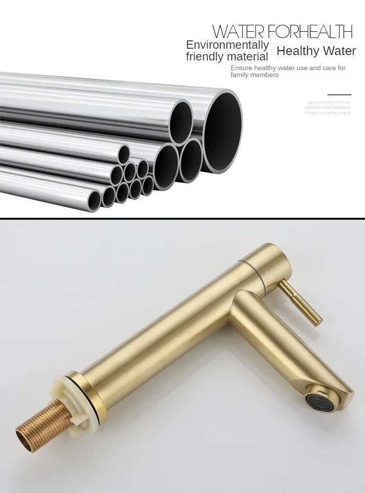 Classic Sink Faucet | Stainless Steel | Single Lever Mixer | Ceramic Valve