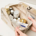 Roll-Up Travel Makeup Bag with Hook