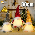 Christmas Gnome Decoration | LED Night Light | Warm Glow Holiday Ornament