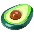 Inflatable Avocado Pool Float with Detachable Ball