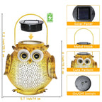 SolaZoo Animal Lantern | Solar Light for Outdoors | Handmade & Weatherproof | With Battery & Twilight Sensor