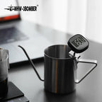 MHW-3BOMBER Digital, instant-read coffee thermometer for latte art pen, milk frothing pitcher, stylish barista kitchen accessories for home