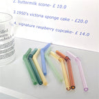 Glass straw - Set of 4