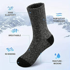 Extra Warm Merino Wool Socks For Hiking Unisex 38-46