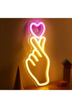 Hand Heart LED Neon