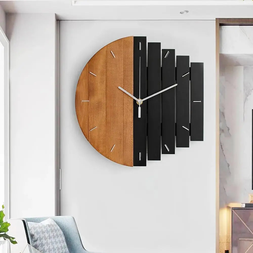 Gold 3D Clock for Modern Interiors