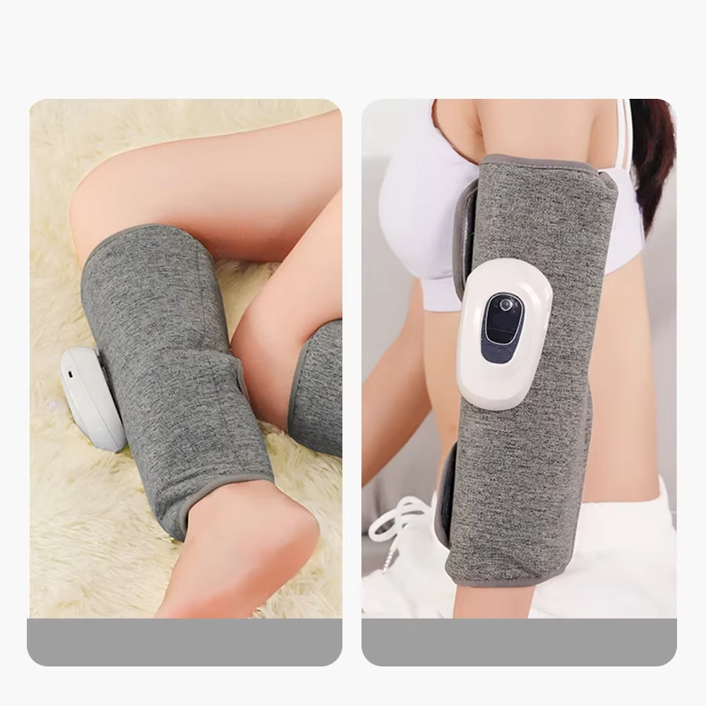 Wireless Rechargeable Electric Leg Massager with Air Compression for Calf Relaxation and Muscle Recovery
