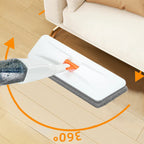 Sprayvia Spray Mop with Microfiber Head | 360° Swivel Joint | Flat Mop System | Reusable & Eco-Friendly