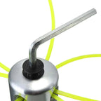 Universal-Thread Head Trimaro X4 | Aluminum Head with 4 Cutting Threads | For Brush Cutters & Lawn Trimmers