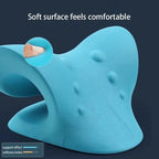 Neck & Shoulder Stretcher SpineLuma | Ergonomic Traction Pillow | Pain Relief & Posture Correction | PU Foam