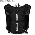 Running Hydration Vest With Reflective Strips And Breathable Mesh Design