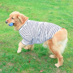 Breathable Cotton Stripe T-Shirt for Dogs