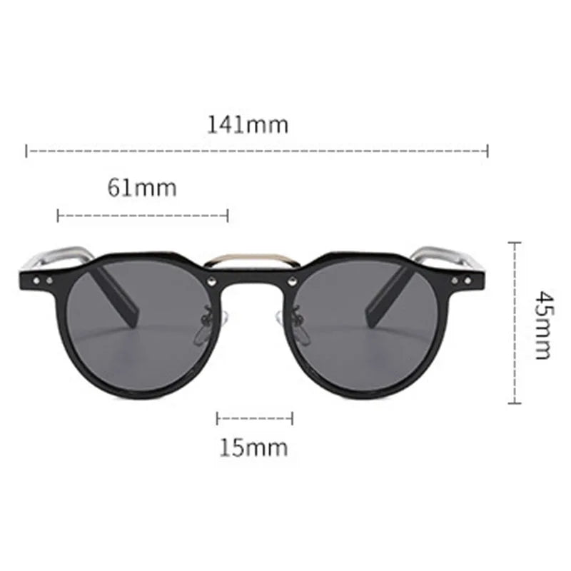 Retro Sunglasses | UrbanRay Stark Vintage Vibe | UV400 Protection | Scratch-Resistant Lenses | Unisex