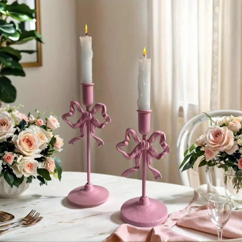 French Wrought Iron Candle Holder