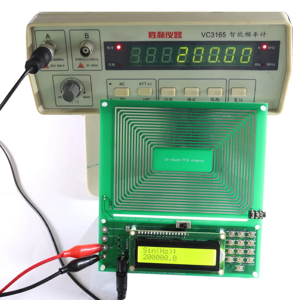 Schumann resonance frequency wave generator
