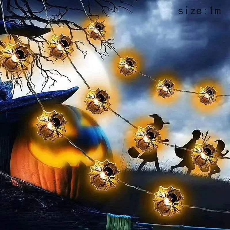 Halloween LED Pumpkin & Skull String Lights