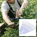 Rakeon Leaf Rake with 12 Tines | Plastic | 38 × 32 cm | Without Handle | Lightweight & Versatile