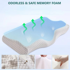 Ergonomic Memory Foam Cervical Support Pillow