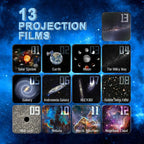 NEW 13 In 1 Planetarium Galaxy Starry Sky Projector Night Light HD Star Aurora Projection Lamp For Kids Bedroom Home Party Decor