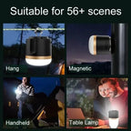 Portable LED Camping Lamp with Power Bank – Rechargeable, USB Connection, for Outdoor & Emergencies