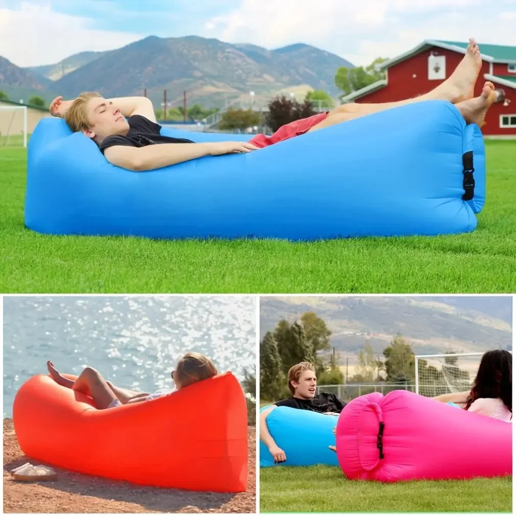 AirRelax Air Sofa | Ergonomic & Comfortable | Inflatable without Pump | For Indoor & Outdoor