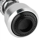 AquaFlex Steel – Stainless Steel Faucet Extension with 360° Rotation & Water Saving Function