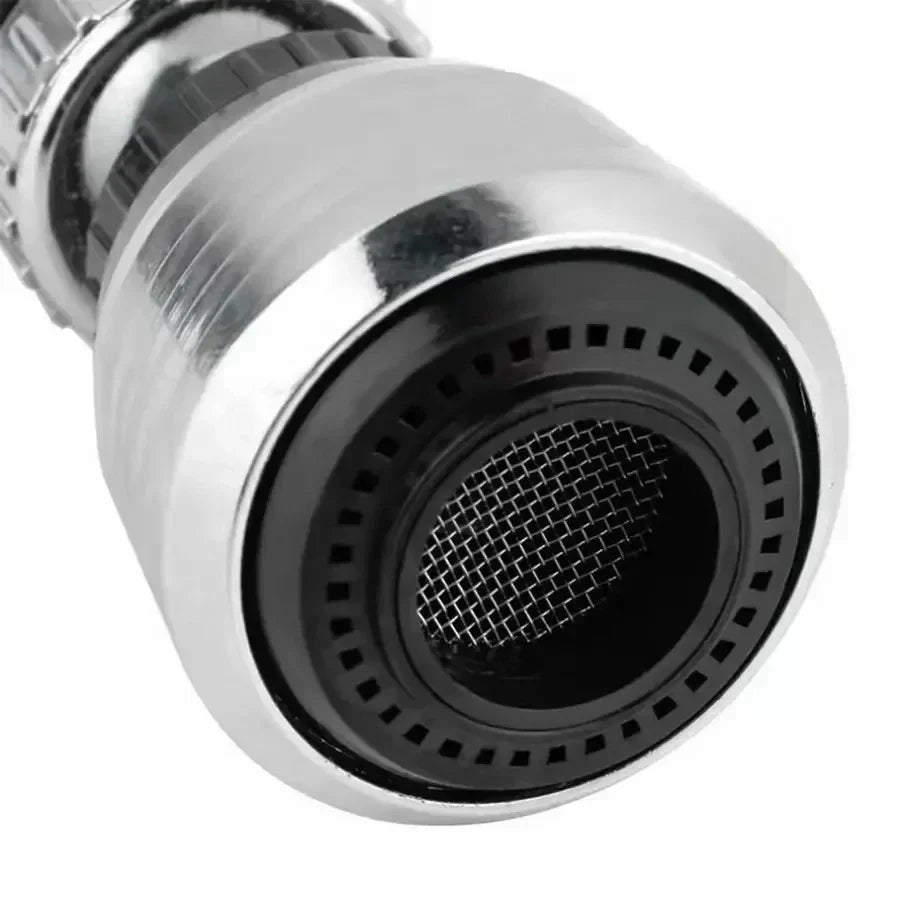 AquaFlex Steel – Stainless Steel Faucet Extension with 360° Rotation & Water Saving Function