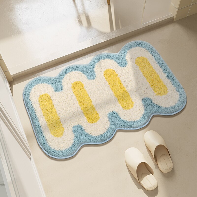Geometric Tufting Bath Mat